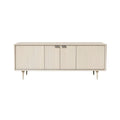Modern Minimalist Sideboard with Textured Finish and Sleek Legs