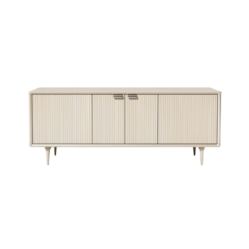 Modern Minimalist Sideboard with Textured Finish and Sleek Legs